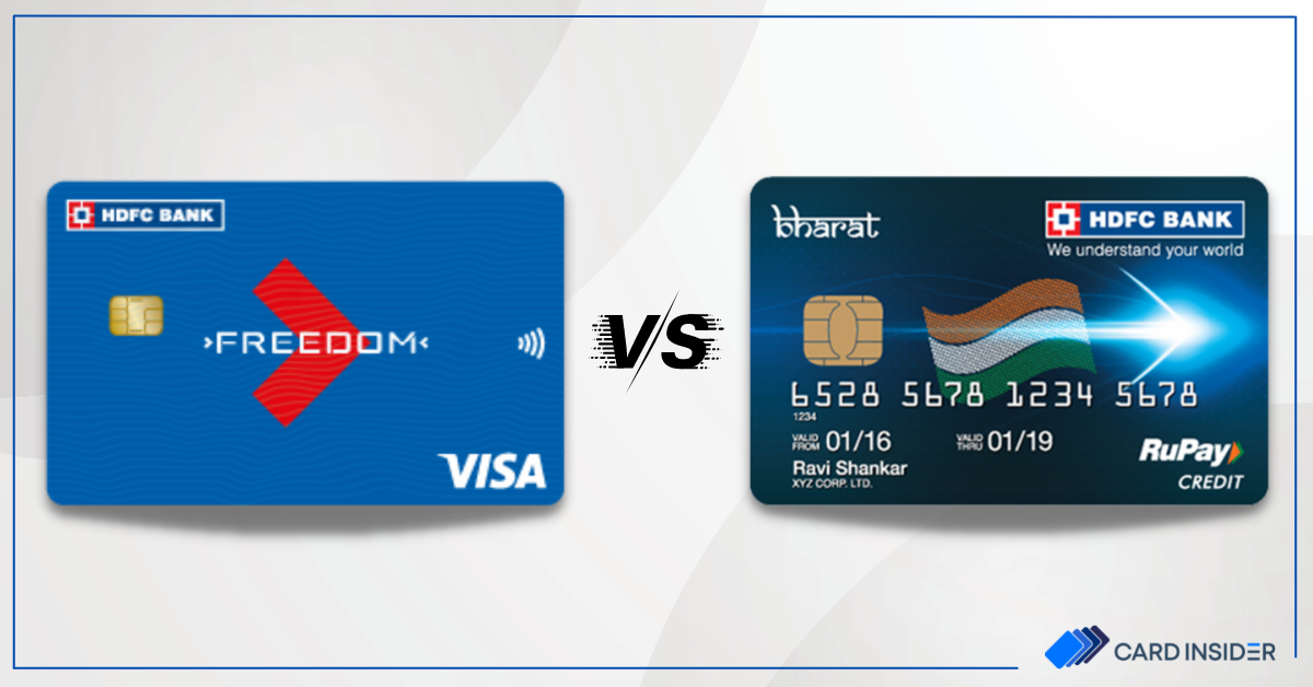 hdfc freedom credit card vs bharat credit card
