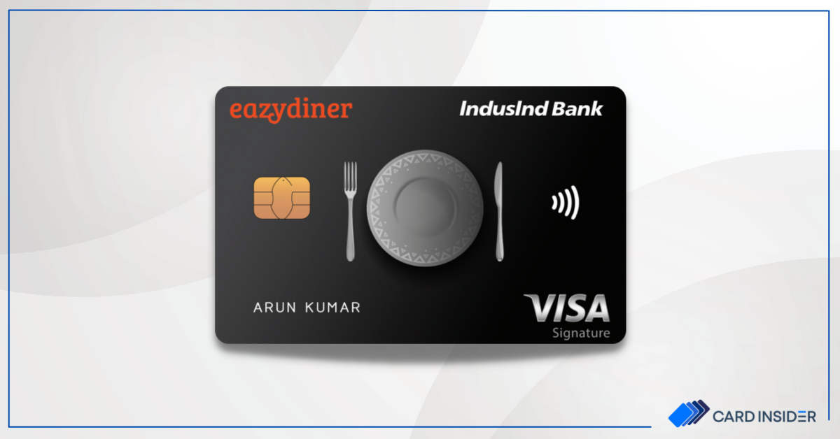 co branded eazydiner indusind bank credit card