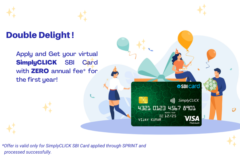 Apply For SimplyClick SBI Card & Get First Year Fee Waived