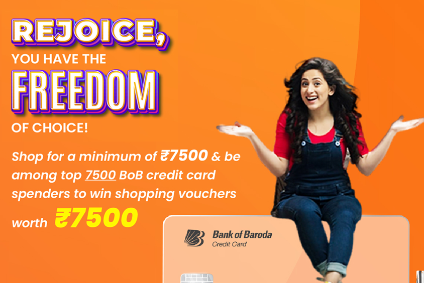 BoB Credit Card Independence Day Offer: Get Gift Vouchers Worth Rs. 7,500