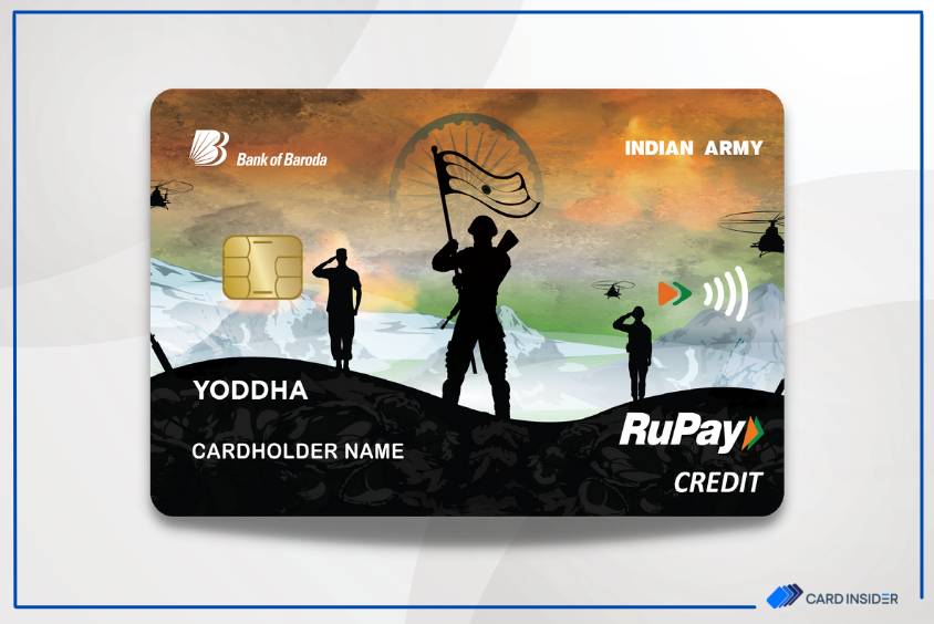 bank of baroda yoddha credit card launched featured