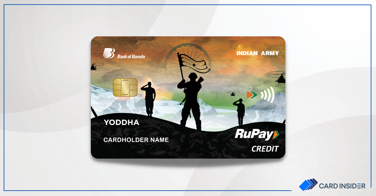 bank of baroda yoddha credit card launched
