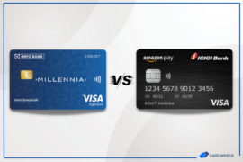hdfc millennia credit card vs icici amazon pay credit card featured