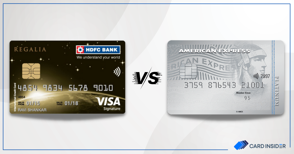 hdfc regalia vs american express platinum travel credit card