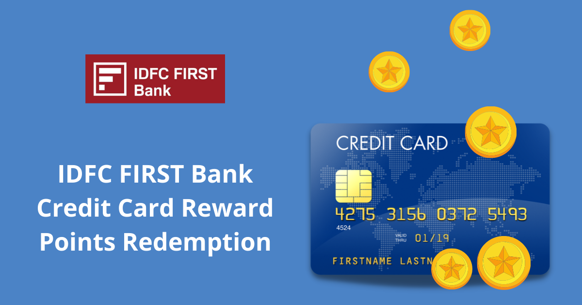 how to redeem idfc first bank credit card reward points