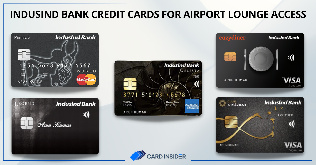 IndusInd Bank Credit Cards For Airport Lounge Access