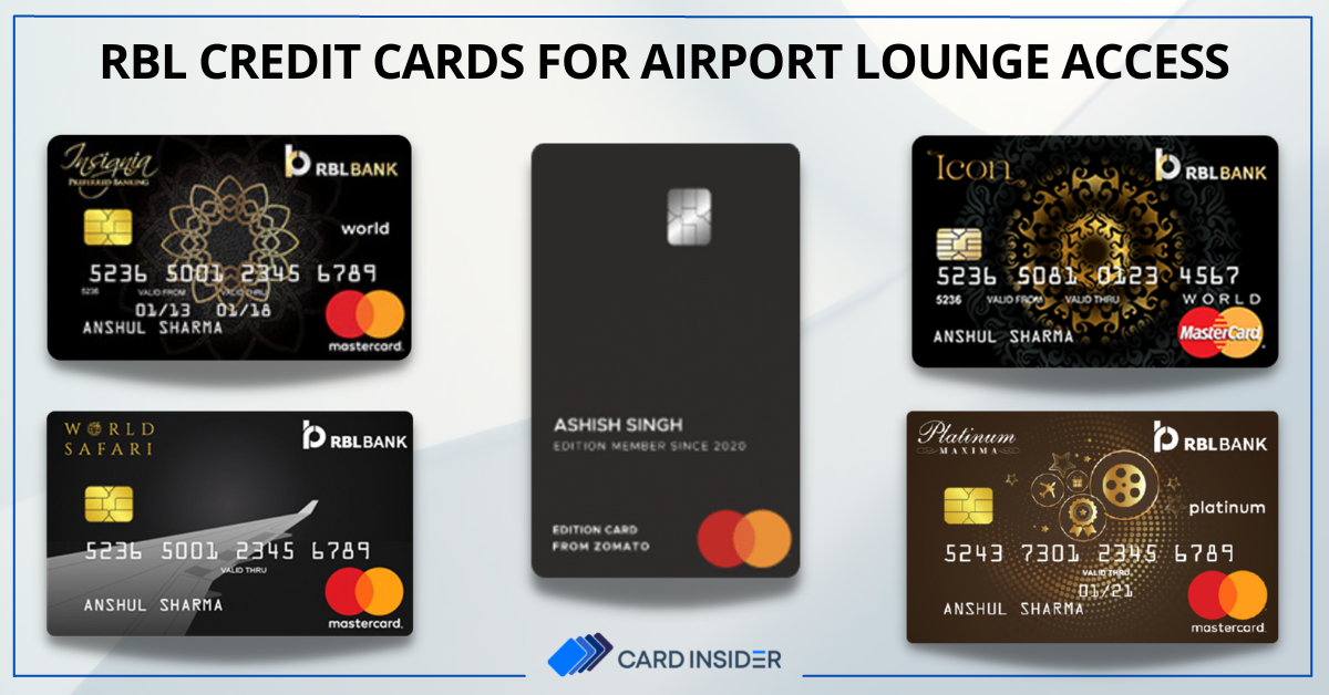 RBL Credit Cards For Airport Lounge Access