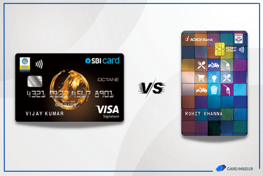 BPCL SBI Card Octane vs ICICI Bank HPCL Super Saver Credit Card Which Is The Best Fuel Credit-fe