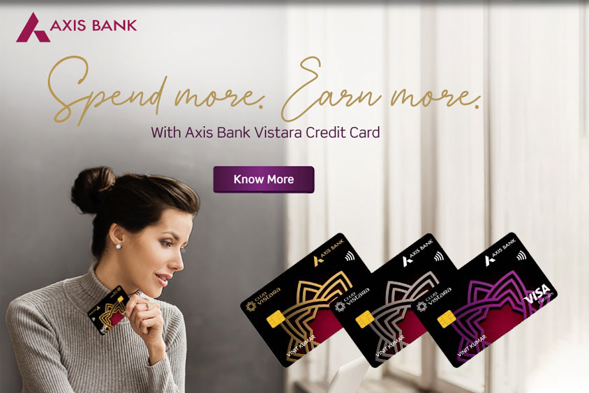 Earn 2x Club Vistara Points With Your Axis Bank Vistara Credit Cards This Festive Season-Featur