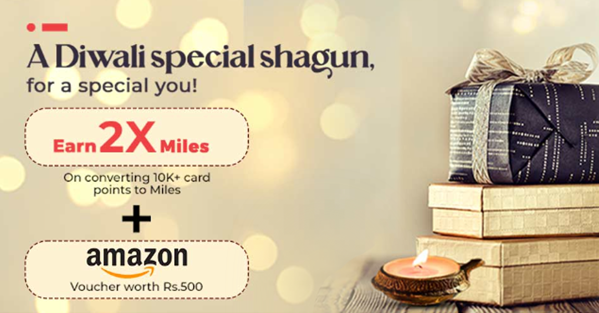 Earn 2x Miles & Free Amazon Vouchers On Converting Your Credit Card Rewards Into Intermiles