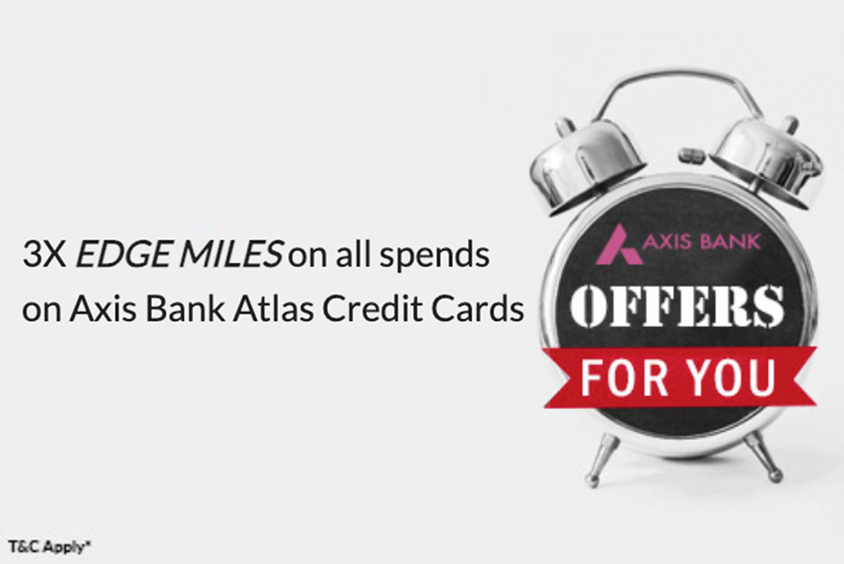 Earn 3x Edge Miles on All Your Spends Using the Axis Bank Atlas Credit Card