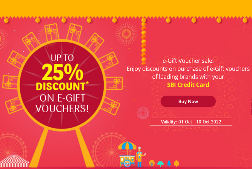 Get-Up-To-25--Discount-On-E-Gift-Vouchers-With-SBI-Credit-Cards-Featured