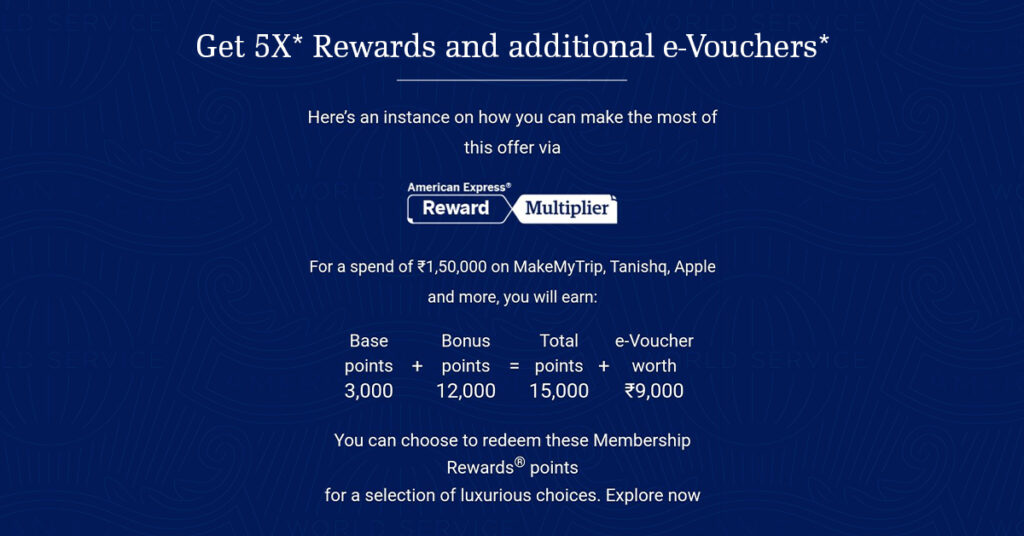 Rewards and additional e-Vouchers