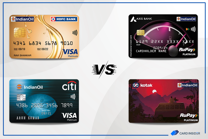 Comparison Between Indian Oil Credit Cards 9281