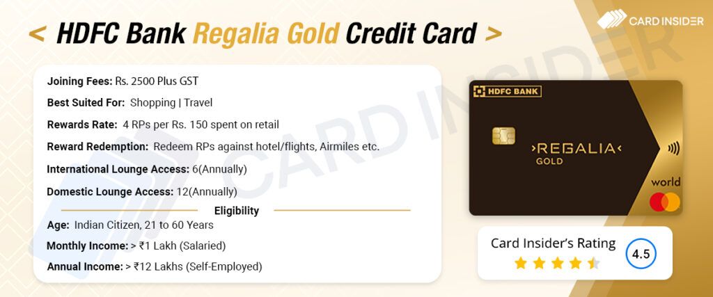 HDFC-Regalia-Gold