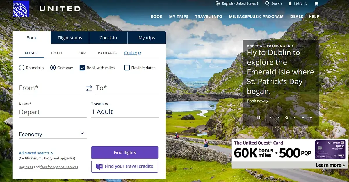 How to Check Star Alliance Award Flight Availability United Airlines Official Website