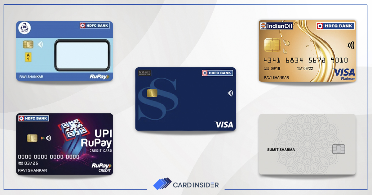 HDFC Bank life time free credit card