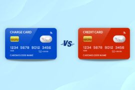 charge card or a credit card Feature
