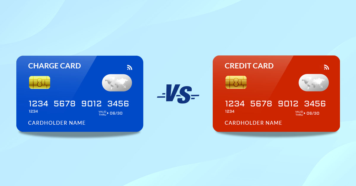 charge card or a credit card Post