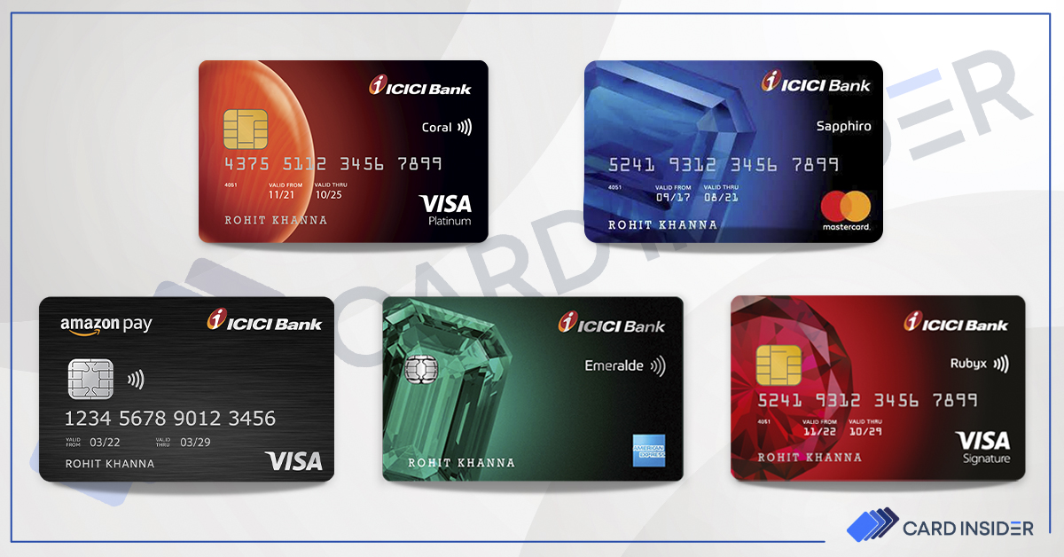 icici Axis Bank Credit Cards