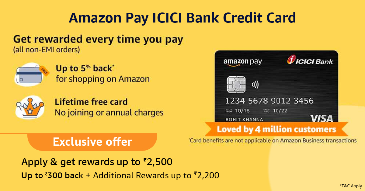 Amazon Pay ICICI Bank Credit CardP