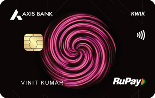 Axis Bank Kwik Credit Card feature