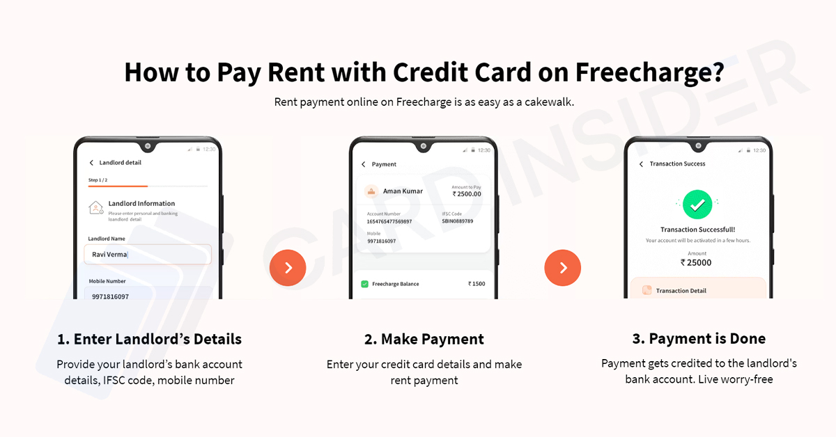 Credit Card Rent Payments Freecharge