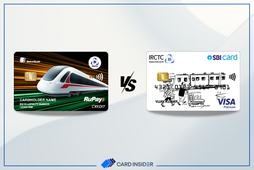 IRCTC BoB RuPay Credit Card vs IRCTC SBI Platinum Credit Card Feature