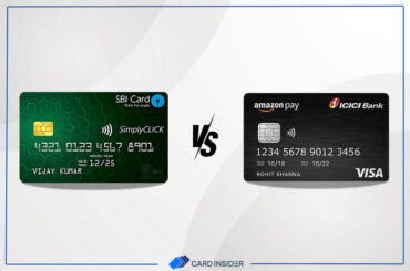 SBI SimplyCLICK Credit Card Vs Amazon Pay ICICI Bank Credit Card Feature