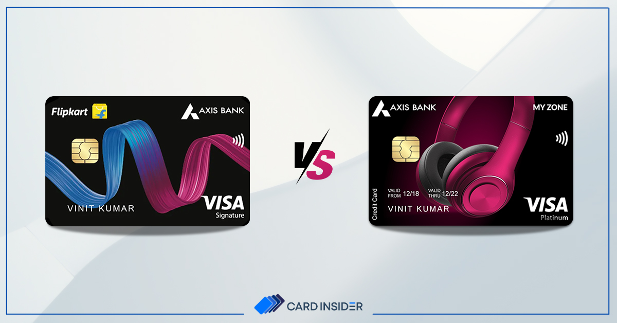 Flipkart Axis Bank Credit Card vs Axis Bank My Zone Credit Card - Post