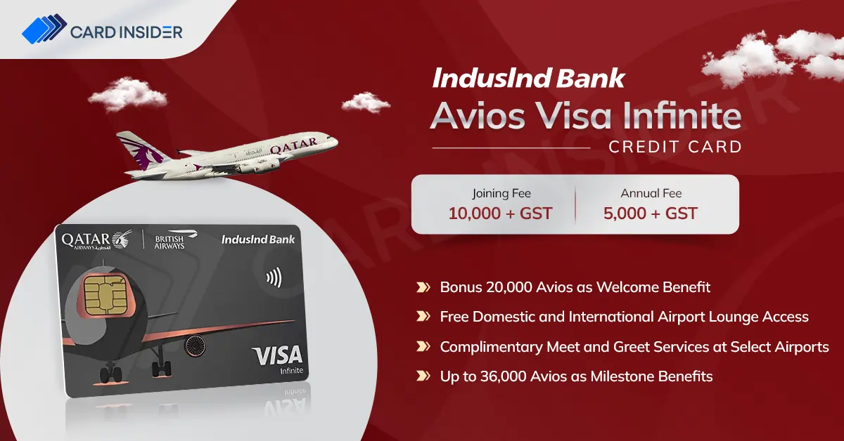 IndusInd Bank Avios Visa Infinite Credit Card IndusInd Avios Credit Card Features
