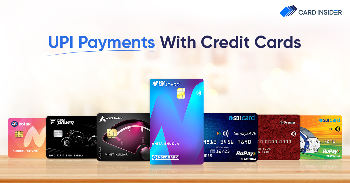 Best RuPay Credit Cards for UPI Payments