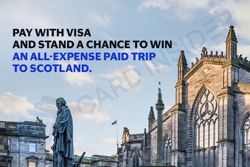 Pay with Your Visa Credit Card and Win an All-Expense Paid Trip to Scotland