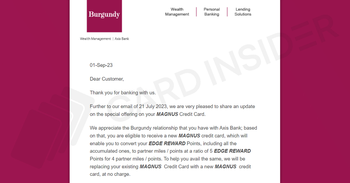 Axis-Bank-to-Issue-New-Magnus-Credit-Cards-to-Burgundy-Account-Holders---Post