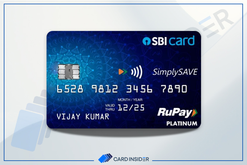 SBI SimplySAVE UPI Rupay Credit Card