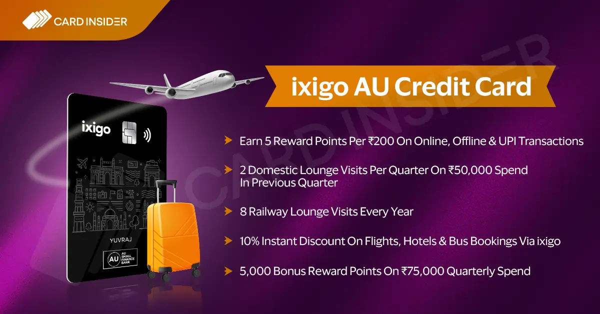 ixigo AU Credit Card Benefits