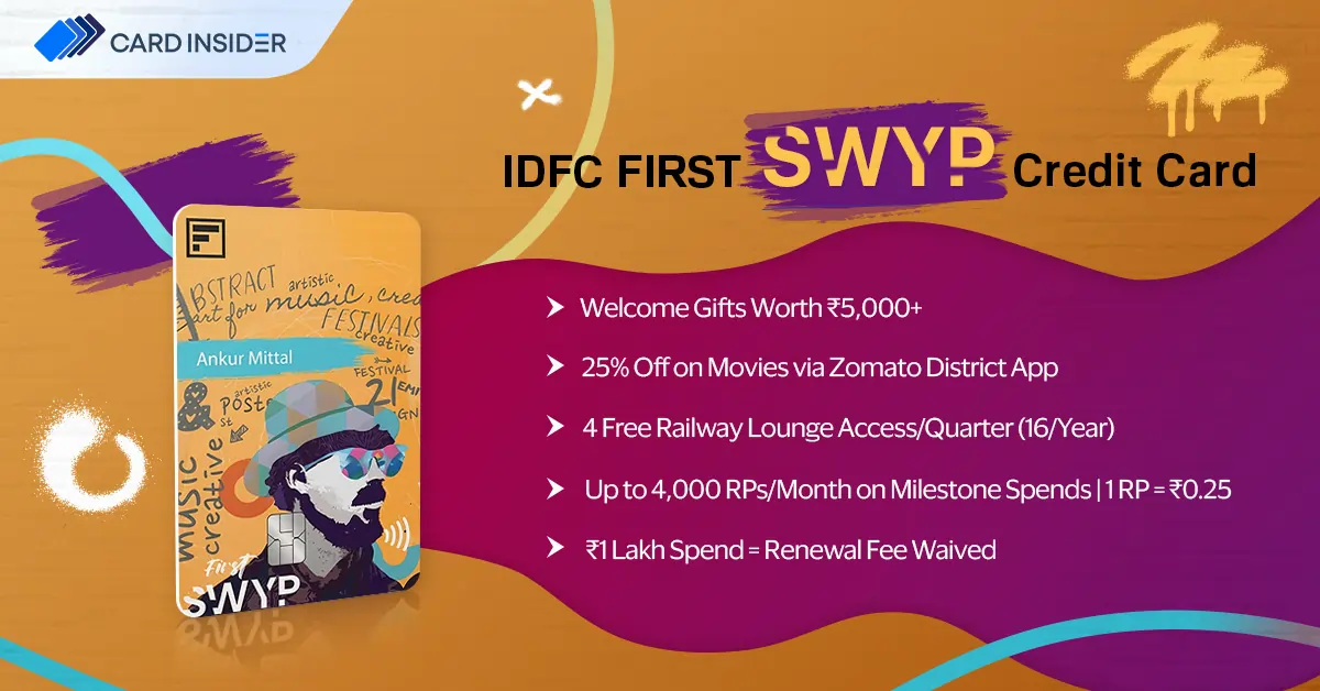 IDFC Bank FIRST SWYP Credit Card IDFC First SWYP Credit Card Features