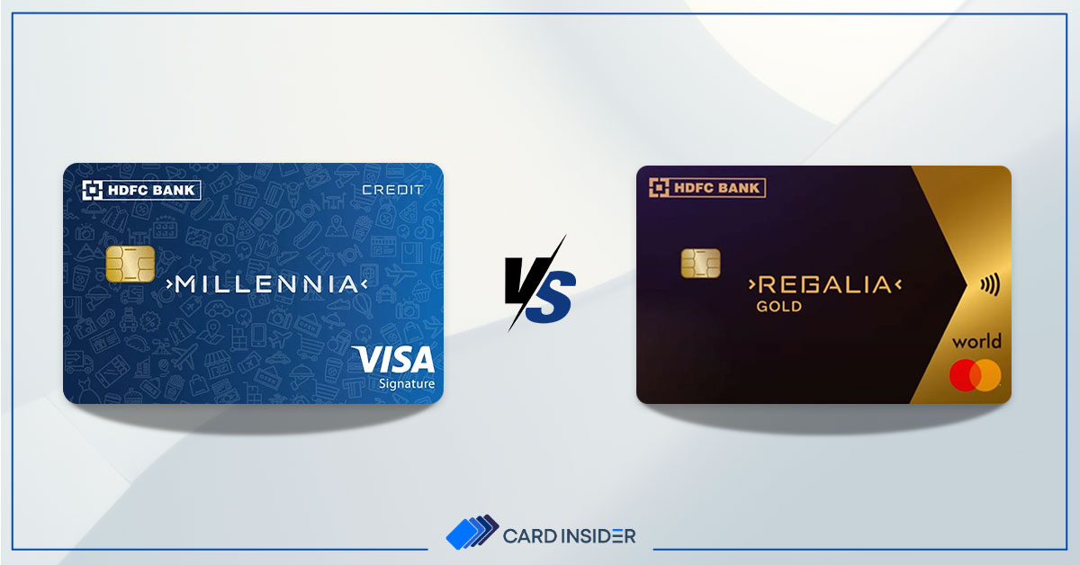 HDFC Bank Millennia and Regalia Gold Credit Card