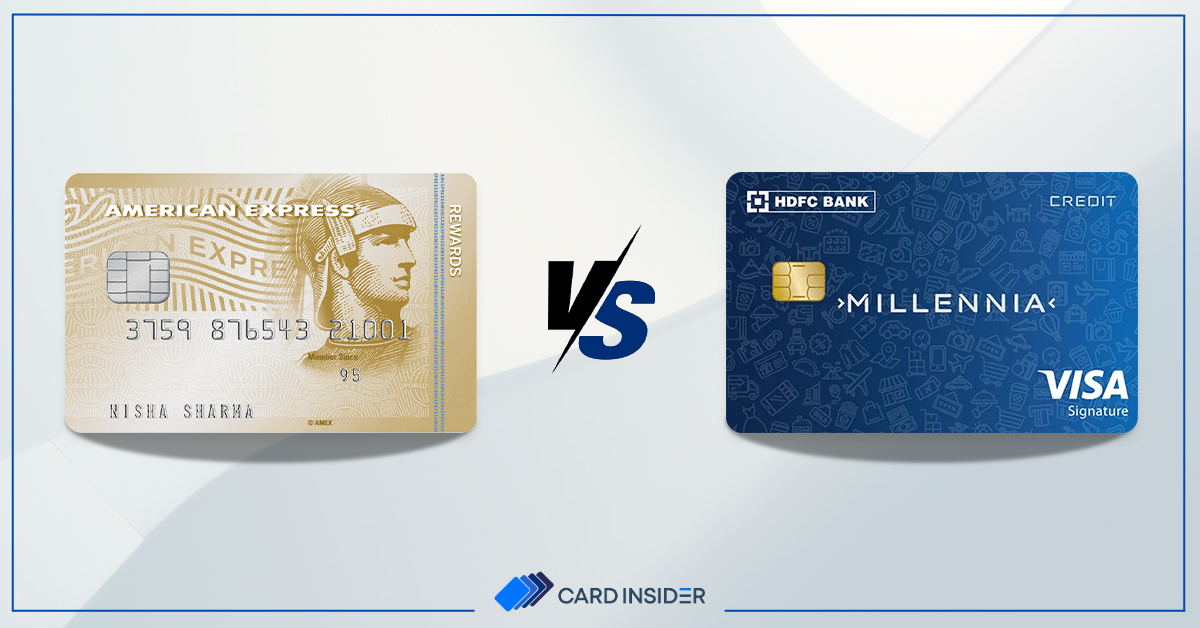 American Express Membership Rewards Credit Card Vs HDFC Bank Millennia Credit Card