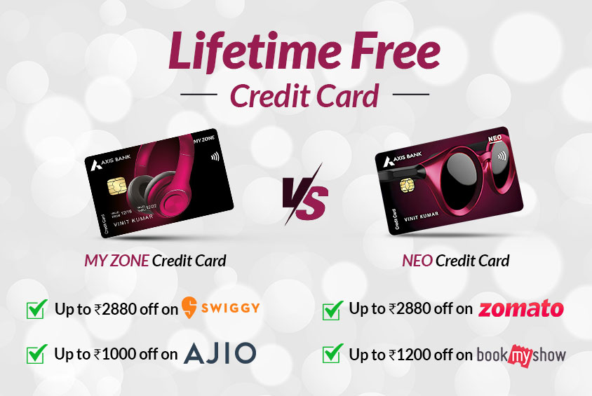 Axis Bank My Zone Vs Neo Credit Card