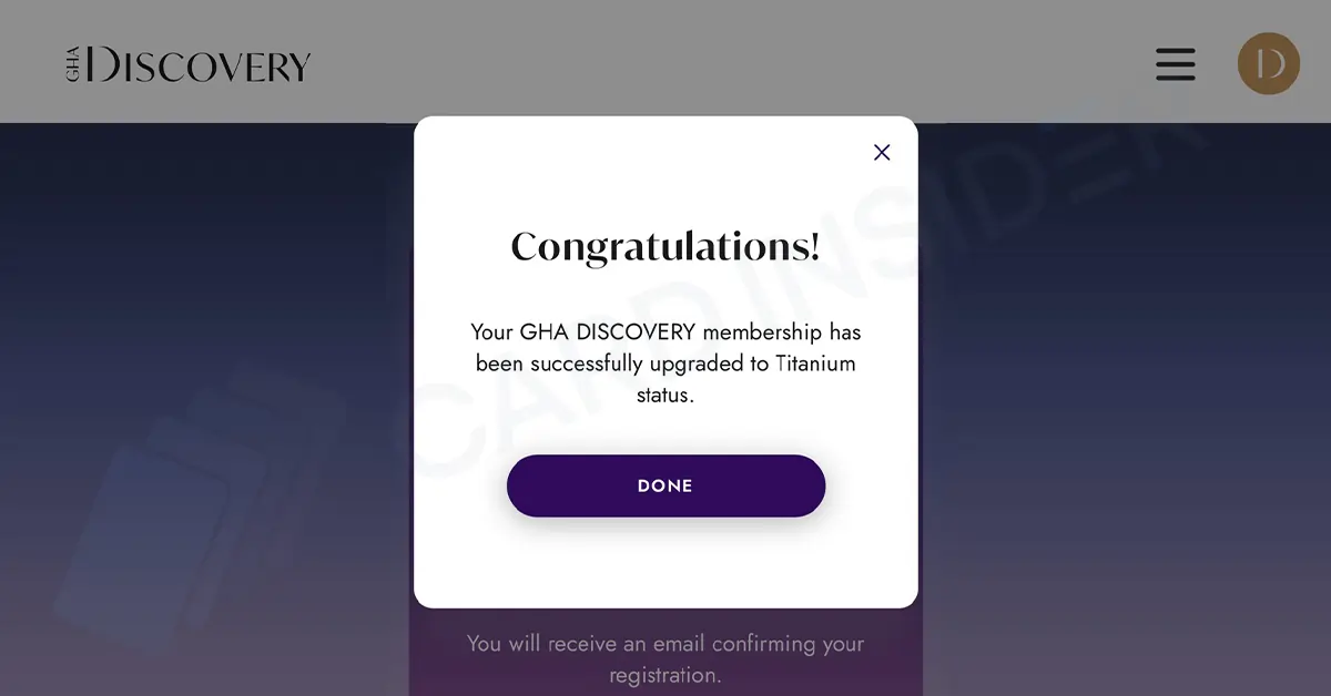 Complimentary Elite GHA Discovery Tier With Visa Credit Cards GHA Discovery Membership Upgraded