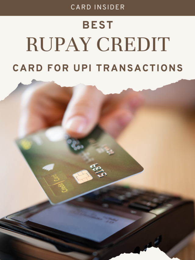 Top RuPay Credit Cards for UPI Transactions
