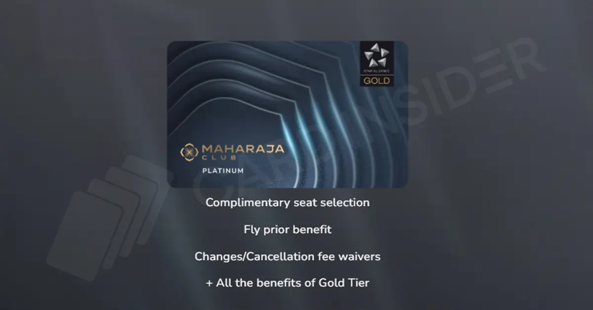 Best Credit Cards for Air India Maharaja Club Maharaja Points Platinum Tier