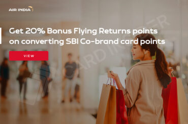 SBI Co-Branded Cards: 20% Bonus on Flying Returns Points