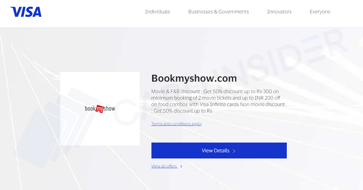 BookMyShow Offers