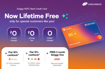 Swiggy HDFC Credit Card Lifetime Free Offer