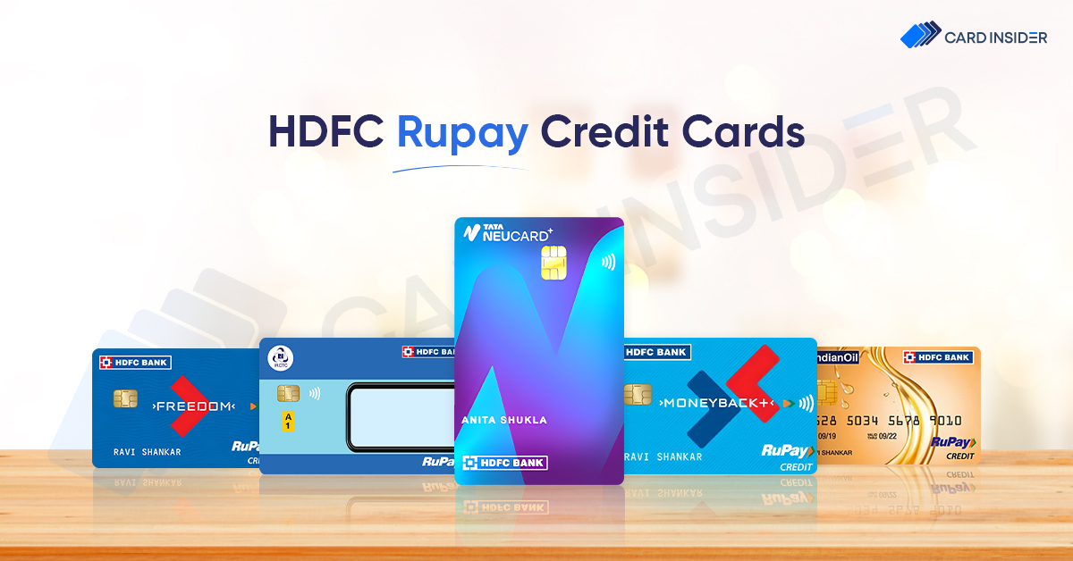HDFC Bank RuPay Credit Cards