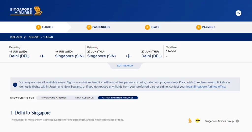 Best Credit Cards to Earn KrisFlyer Miles Booking Other Partner Airline Flights