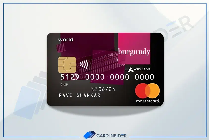Zero Forex Charge Debit Cards in India Axis Bank Burgundy Debit Card
