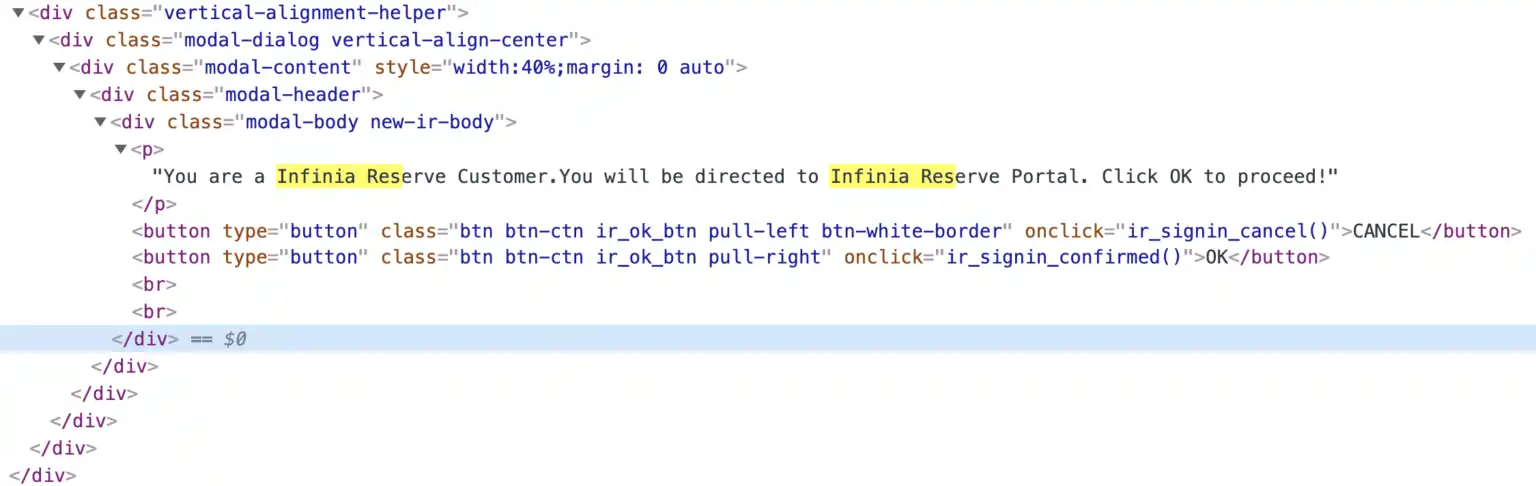 HDFC Infinia Reserve Code HDFC Infinia Reserve Code